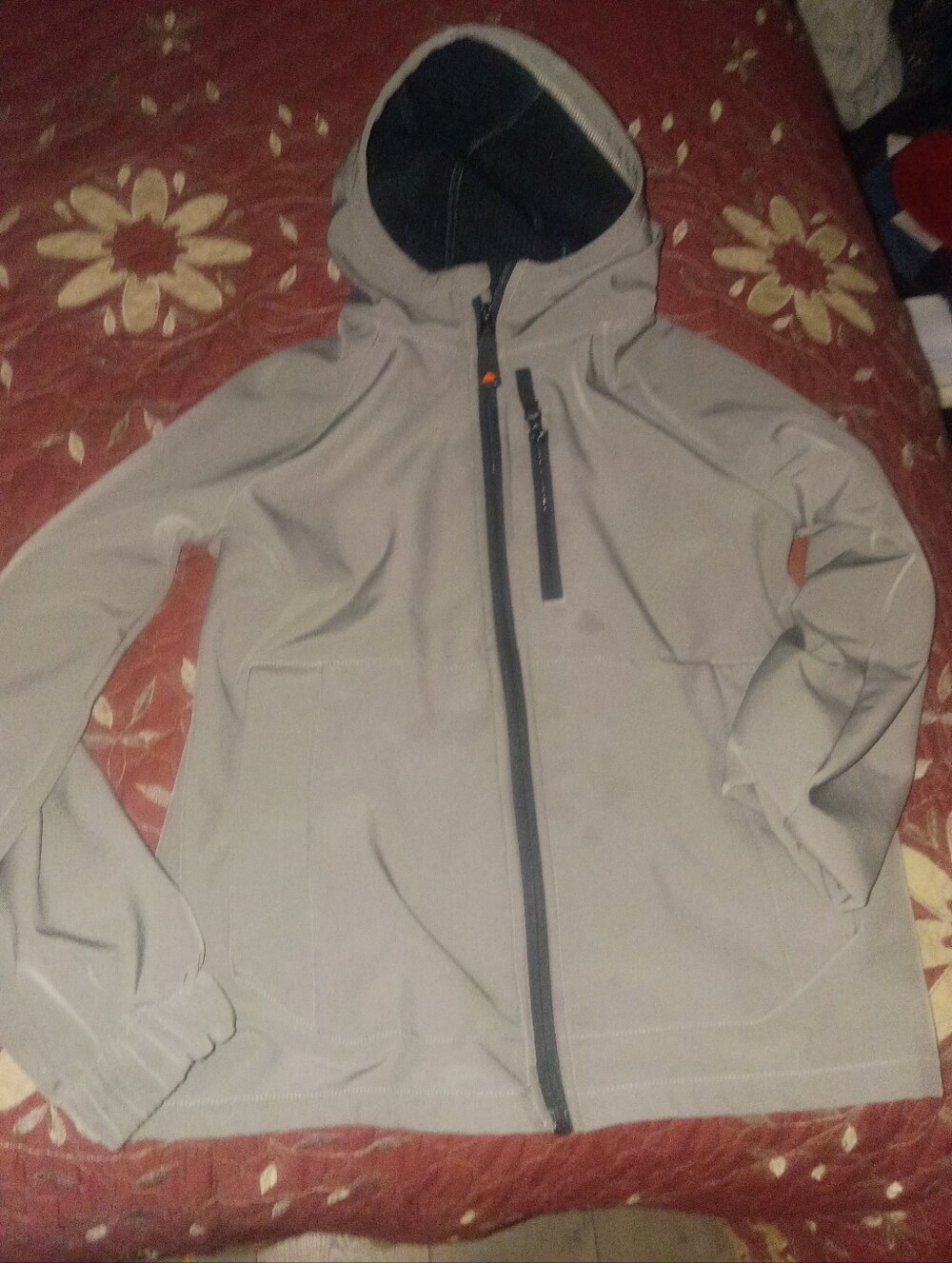 Ozark Trail Light Brown Hooded Windbreaker Jacket